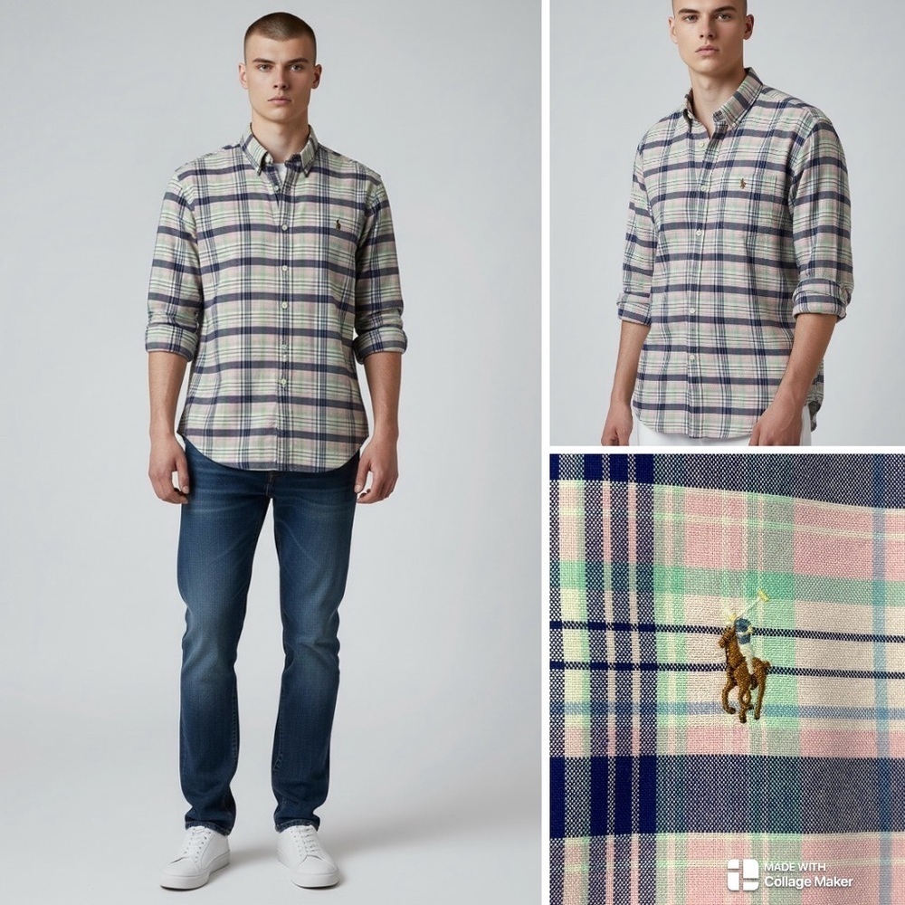 Ralph Lauren Classic fit cotton button down - Picture 1 of 8